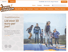 Tablet Screenshot of kinderen.klublangemensen.nl